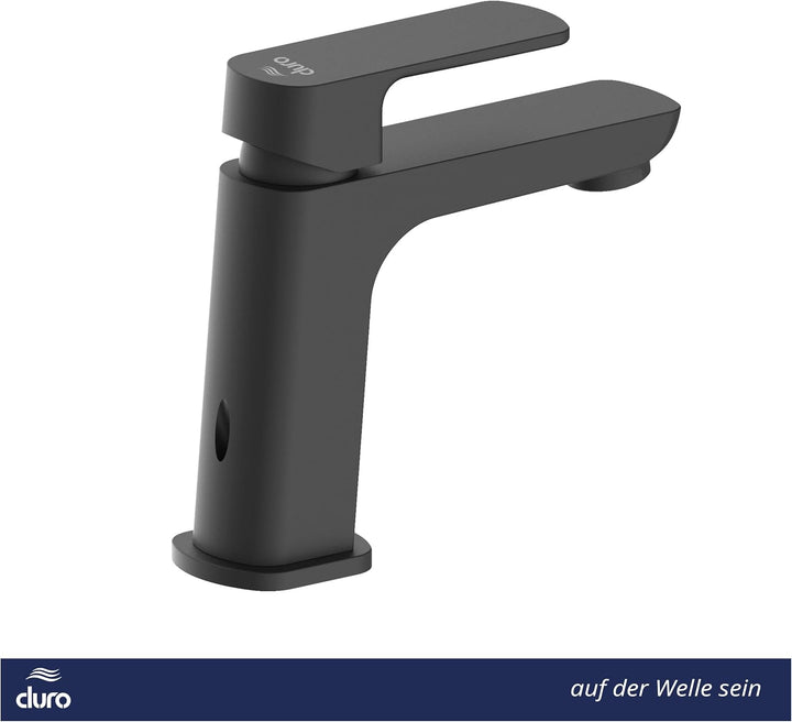 DURO Waschtischarmatur Ombra, Standbatterie, Wassersparend, aus Messing, Einhebel-Einloch-Standbatte