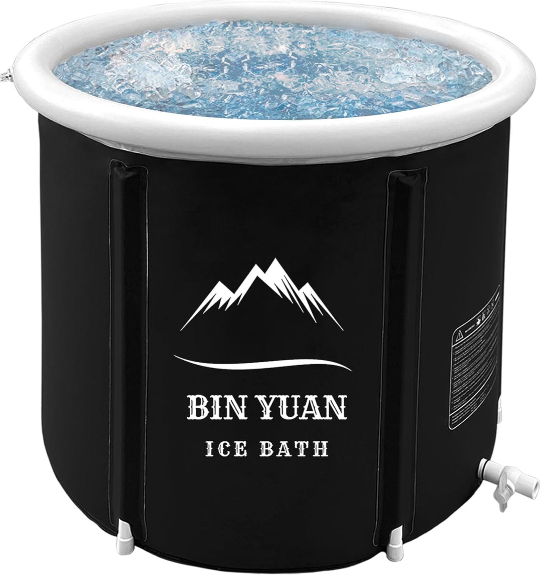 B&Y Aufblasbare Faltbare Badewanne Erwachsene 80x80cm Faltbare Portable Badewanne Freistehende Badew