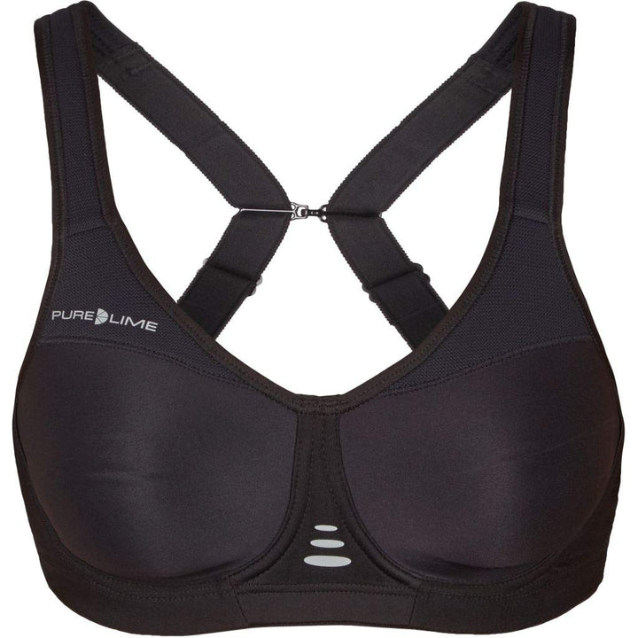 Pure Lime Women's Moulded Trainer Bra 90A 2000 Schwarz, 90A 2000 Schwarz