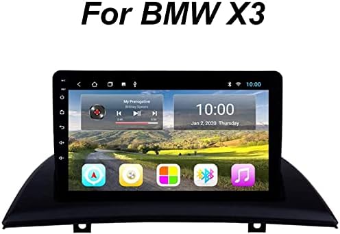 9 Zoll Android 10 Autoradio GPS Navi für für BMW X3 E83 2004-2012 Bluetooth FM 1GB RAM 16GB