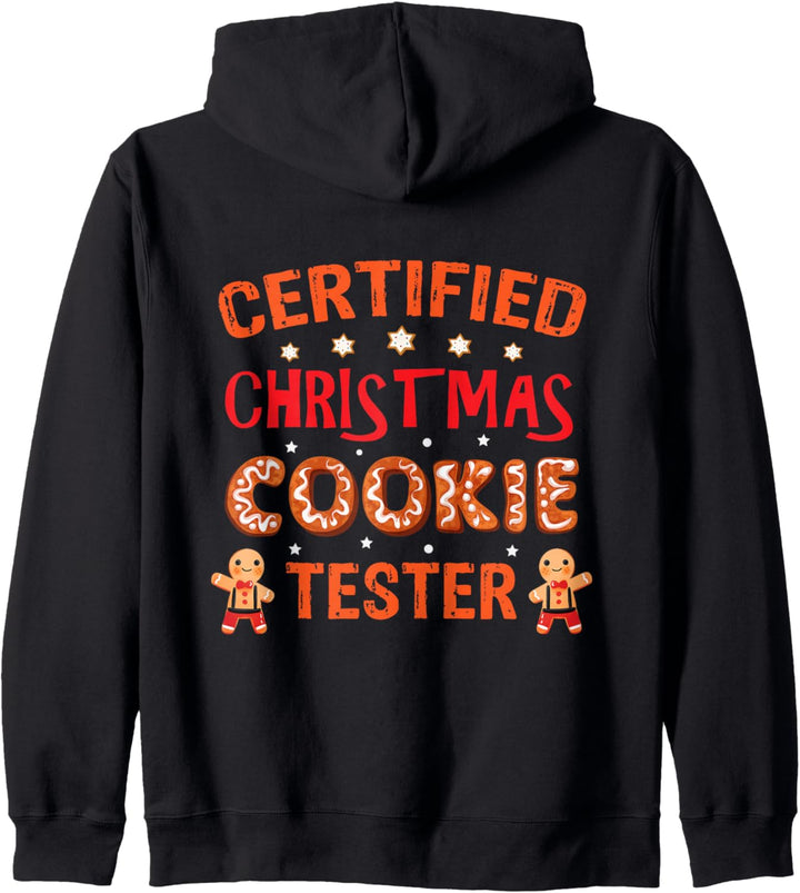 Certified Christmas Cookie Tester Weihnachten Lebkuchen Kapuzenjacke