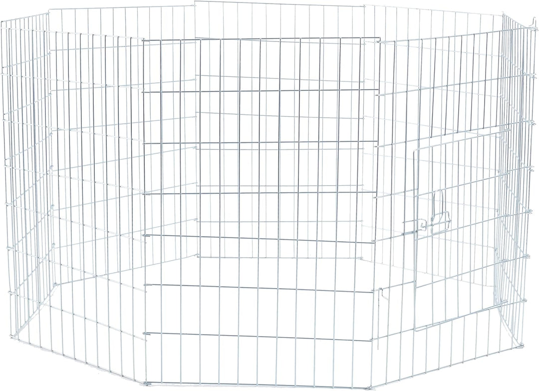 Trixie 3954 natura Welpenfreilauf, verzinkt, ø 154 × 91 cm