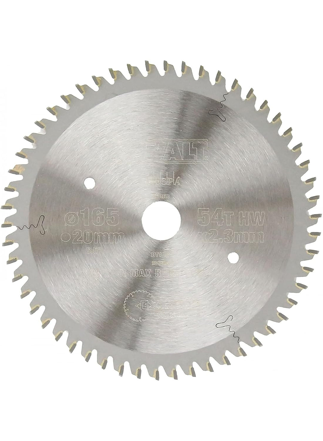 Dewalt Kreissägeblatt Extreme für Tauchkreissägen DT1087 (165/20, 54 Zähne, TFZ, 0°, für extra feine
