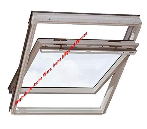 Velux Dachfenster GGU Schwingfenster 114x118cm SK06 0070 Thermo Kunststoff mit Ziegeleindeckrahmen E