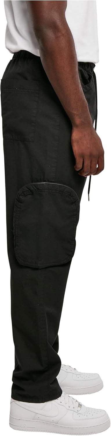Urban Classics Herren Asymetric Pants Hose 32 Schwarz, 32 Schwarz