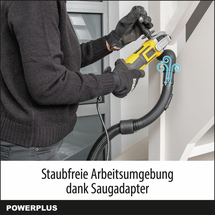 Powerplus Multitool POWX1347MC Multifunktionswerkzeug zum Schleifen, Schneiden &amp; Polieren - Schnellw