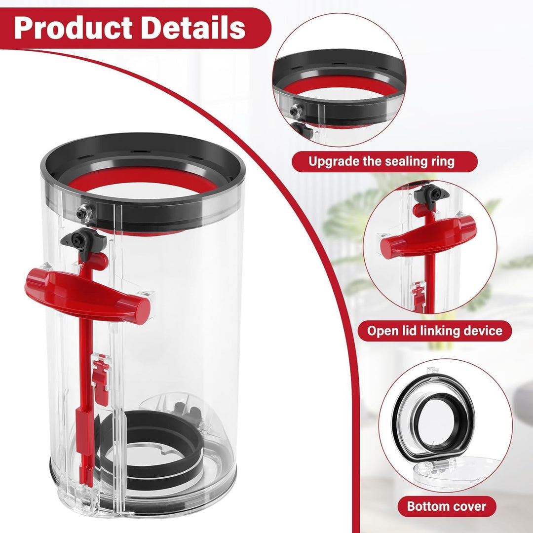 Staubbehälter für Dyson V11 V15 SV14 SV15 SV17 SV22 Behälter Filter Ersatzteile Zubehör Staubsauger