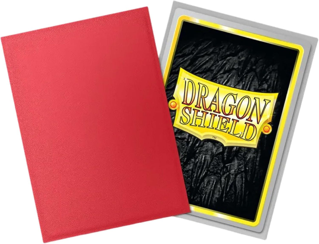 Arcane Tinmen Dragon Shield: Matte – Dual Crimson & Silver(100)