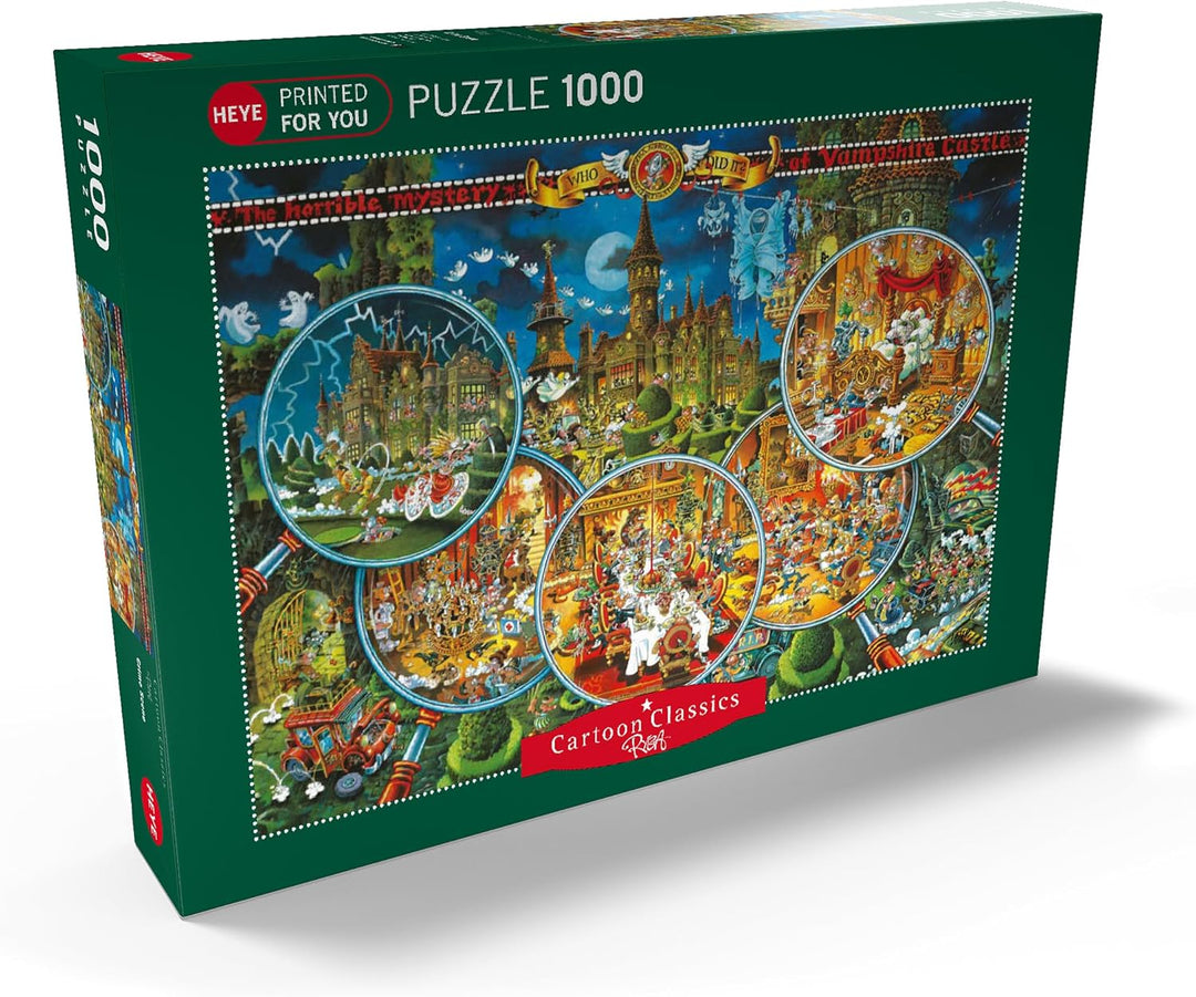 Crime Scene - Michael Ryba - Cartoon Classics - Premium 1000 Teile Puzzle - MyPuzzle Sonderkollektio