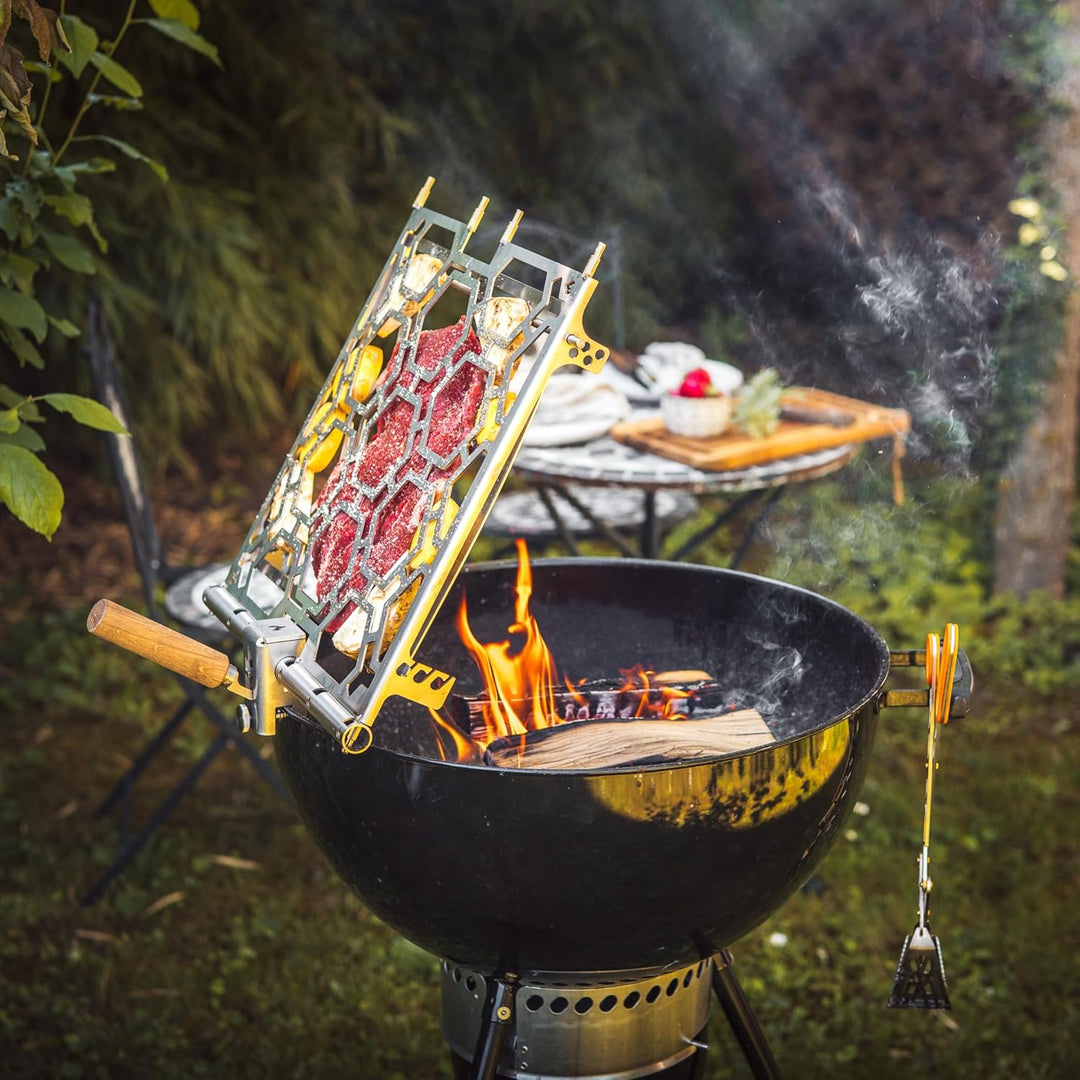 Grillrost.com Das Original Asado Gitter - Erweiterung für den Asado Halter, Asado Gitter