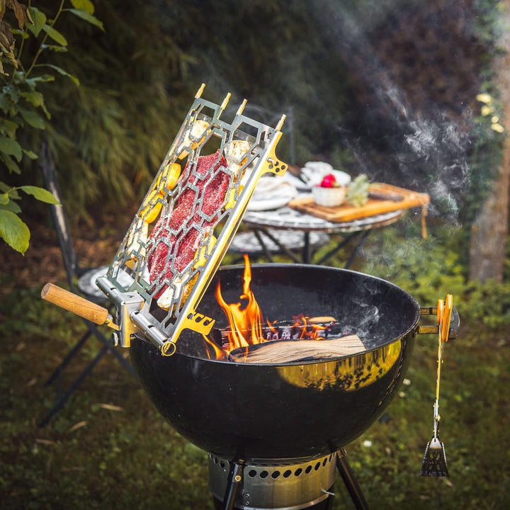 Grillrost.com Das Original Asado Gitter - Erweiterung für den Asado Halter, Asado Gitter
