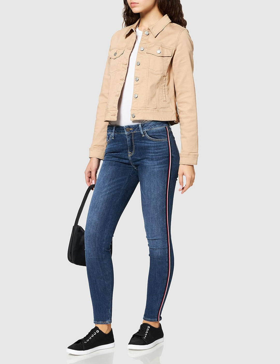 Cross Jeans Damen Giselle Skinny Jeans, Blau (Dark Blue 081), W26 (Herstellergrösse: 26)