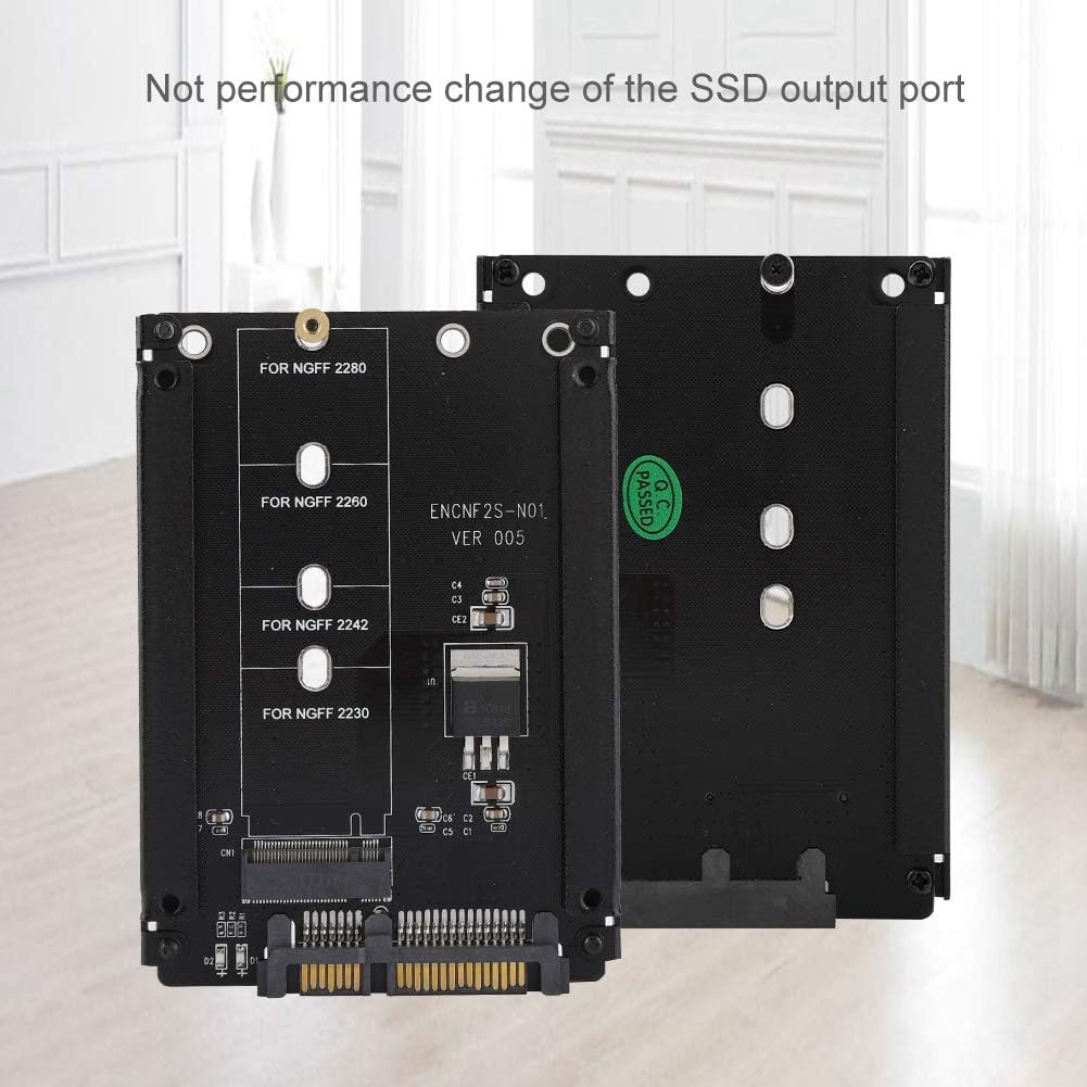 M.2 SSD to 2.5in Adapter M.2 to SATA Converter M.2 NGFF to SATA Adapter, High Per M.2 to SATA Conver