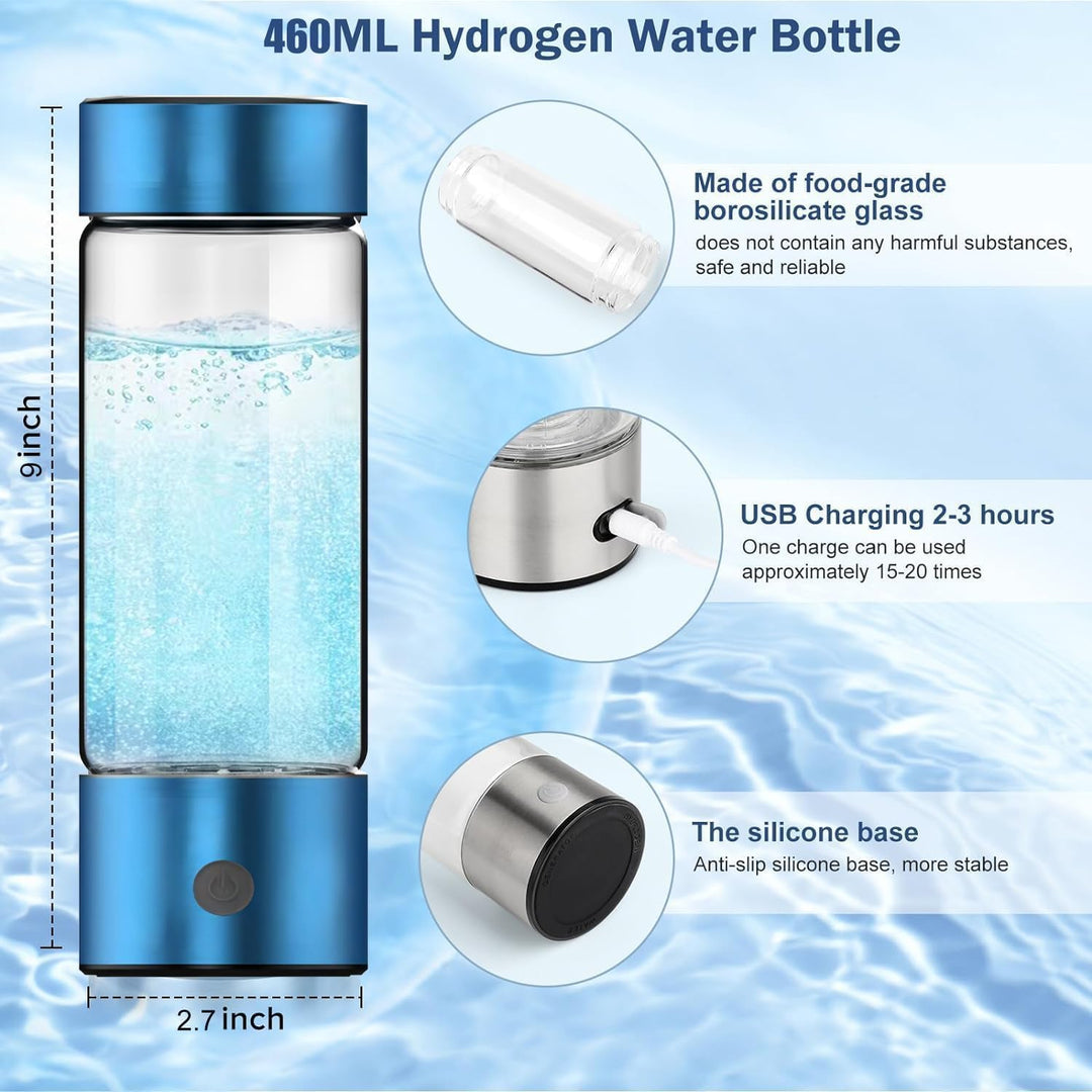 Wasserstoff-Wasserflasche, C-Typ wiederaufladbare Wasserstoff-Wasserflasche Generator, drei Minuten