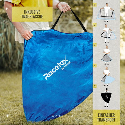 Racetex 2er Fussballtor Kinder Set - Fussball Tore inkl. nützlicher Tasche zum Transportieren - Vers