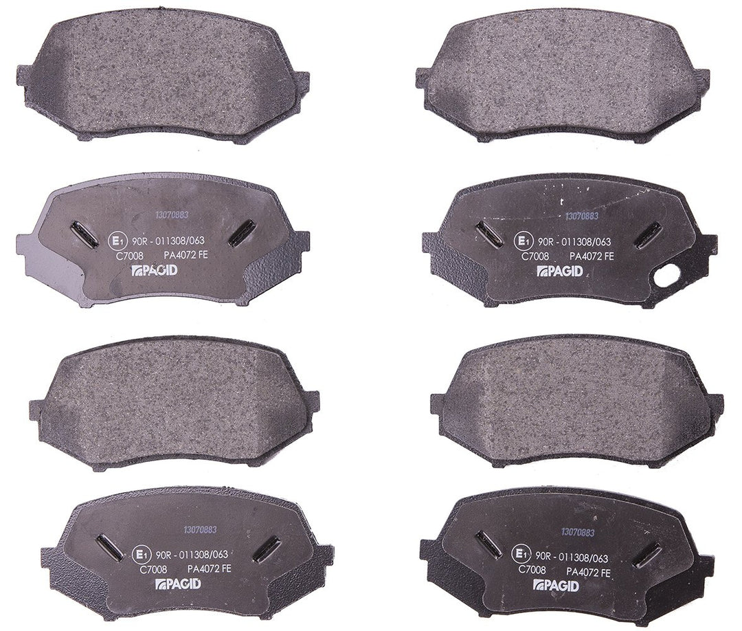 HELLA PAGID 8DB 355 005-591 Bremsbelagsatz - C7008 - Dicke/Stärke: 17.3mm - für Verschleisswarnanzei