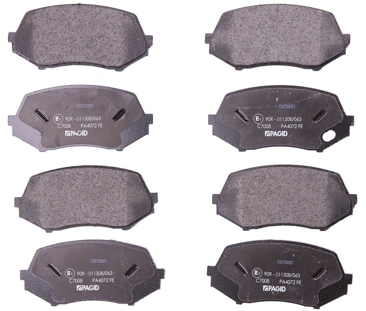 HELLA PAGID 8DB 355 005-591 Bremsbelagsatz - C7008 - Dicke/Stärke: 17.3mm - für Verschleisswarnanzei