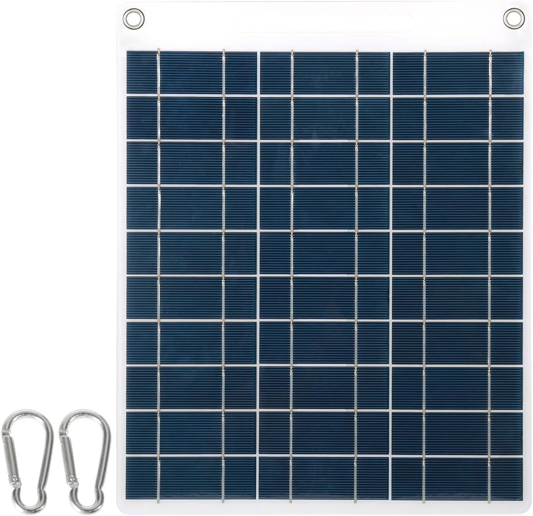 30W Solarpanel 5V Dual USB Tragbares Solarladegerät Outdoor Handy Ladegerät for Camping Wandern