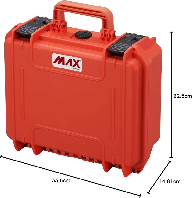 MAX max300.001 orange Wasserdicht Fall