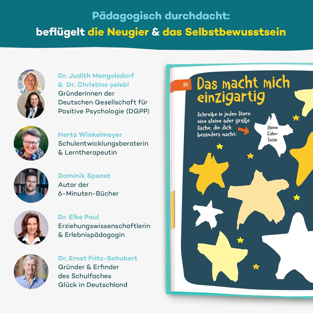 Das 6-Minuten Tagebuch für Kinder | Tagebuch für Jungs & Mädchen | Dankbarkeitstagebuch für mehr Sel