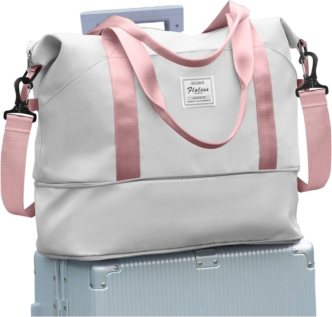 Reisetasche Damen Sporttasche 40x20x25 Ryanair Handgepäck Tasche Weekender Bag Schwimmtasche Wasserd