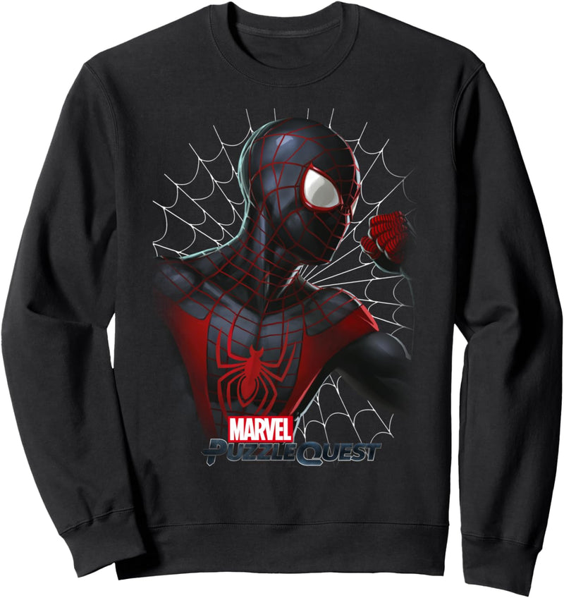 Marvel Puzzle Quest Spider-Man Miles Morales Sweatshirt