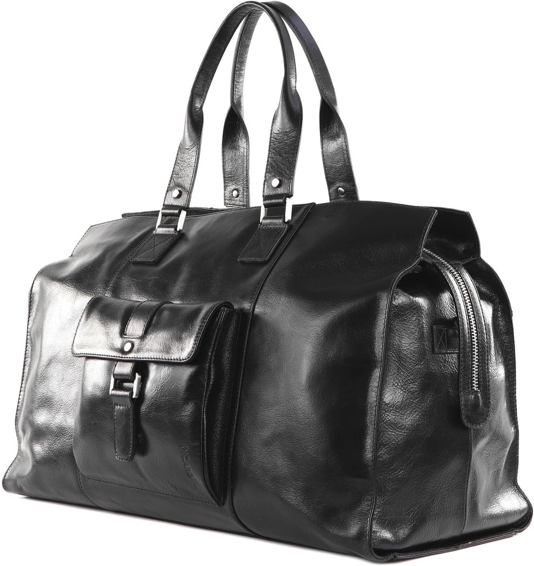 Picard Reisetasche Buddy 5480 für Damen und Herren aus Wasserbüffel in der Farbe Schwarz, 548051B001