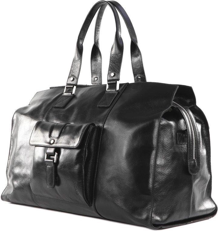 Picard Reisetasche Buddy 5480 für Damen und Herren aus Wasserbüffel in der Farbe Schwarz, 548051B001