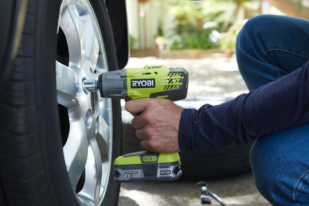 RYOBI 18V ONE+ Akku-Schlagschrauber Set R18IWPI-115G (inkl. Akku-Schlagschrauber mit 400Nm Drehmomen