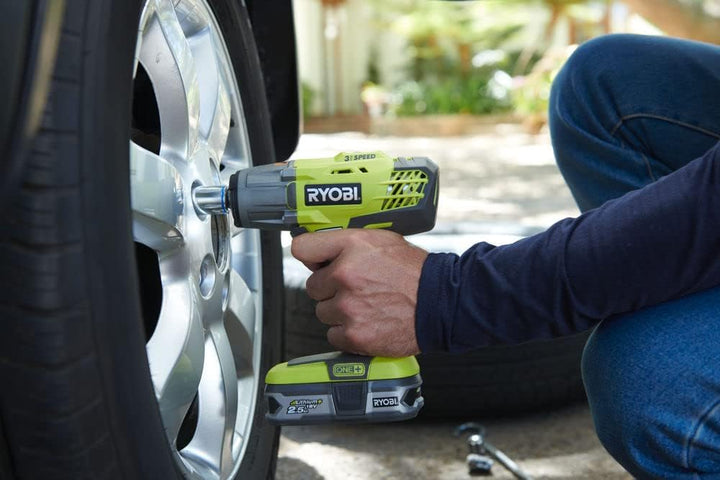 RYOBI 18V ONE+ Akku-Schlagschrauber Set R18IWPI-115G (inkl. Akku-Schlagschrauber mit 400Nm Drehmomen