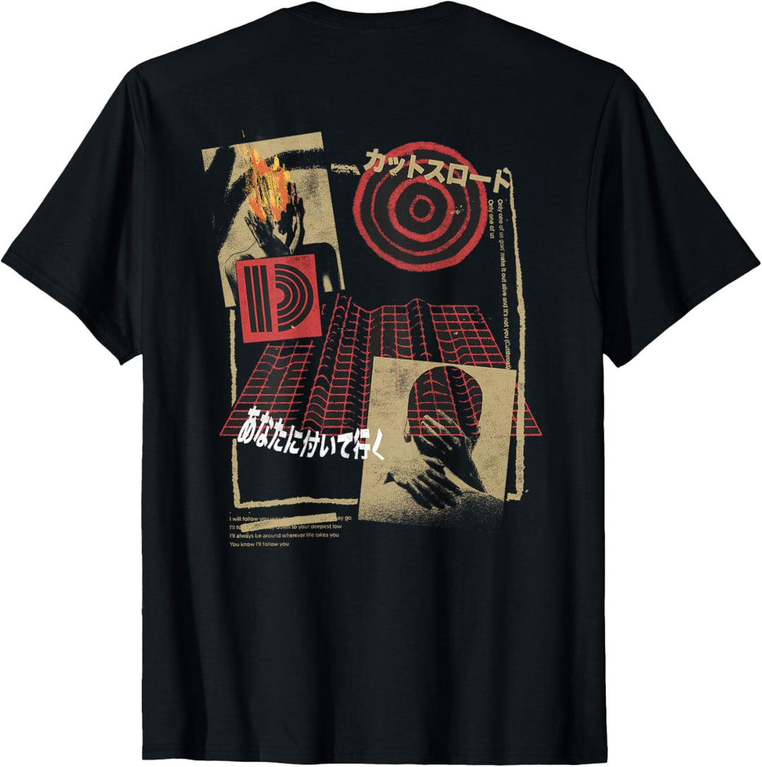 Offizielle Imagine Dragons Exclusive Japanische Collage Schwarz T-Shirt