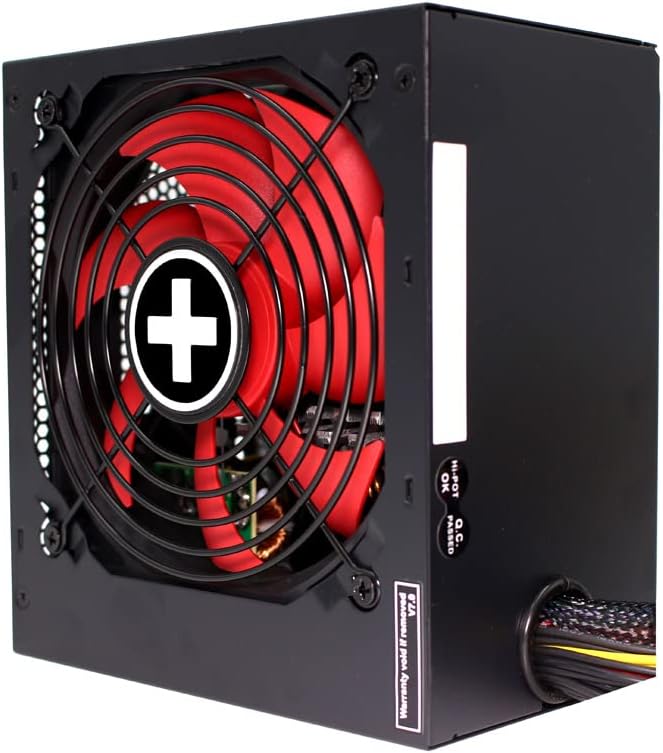 Xilence XP550R10 550W PC Netzteil, 80+ Bronze, Gaming, ATX, rot/schwarz