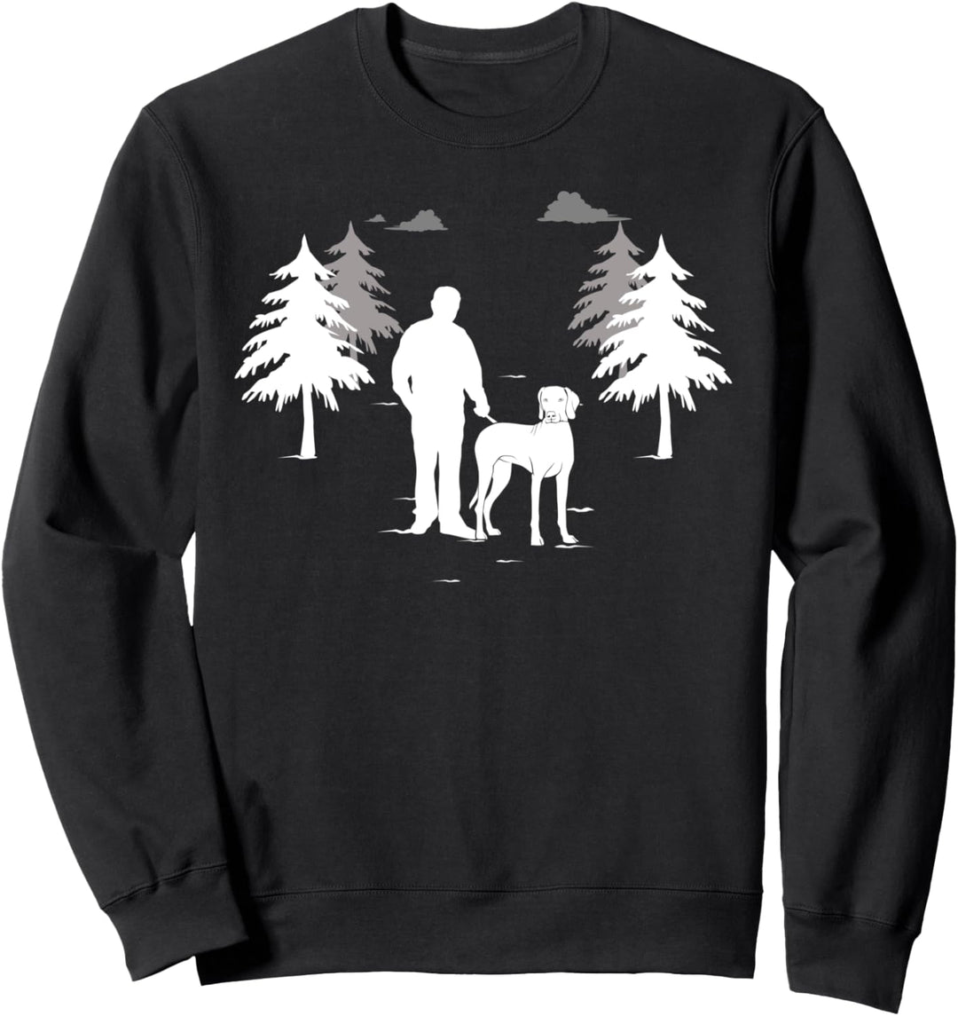 Schönes Hundehalter Geschenk für Weimaraner Sweatshirt