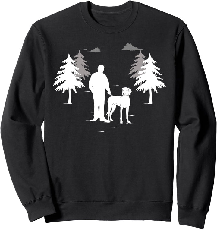 Schönes Hundehalter Geschenk für Weimaraner Sweatshirt