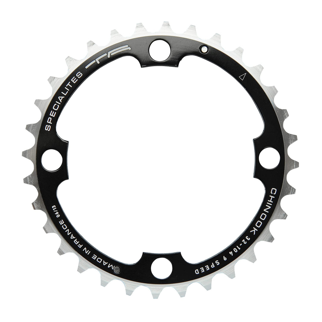 Spécialités TA Chinook 4 Arm 104pcd Middle 8/9 Gang Kettenblatt 42T Schwarz, 42T Schwarz