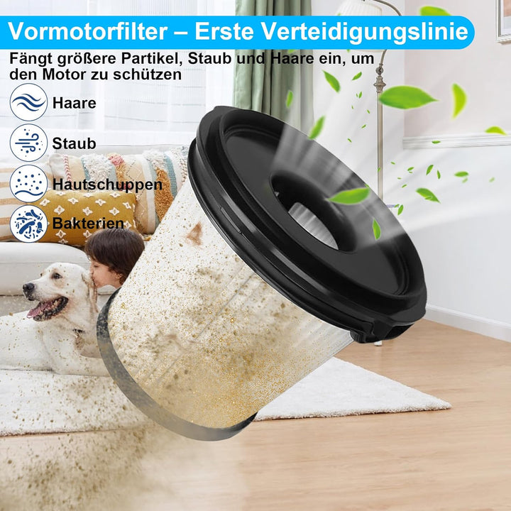 Komplettes IW3612EU Filter für Shark Detect Pro Akku-Staubsauger mit Auto-Empty System IW3612EU IW36