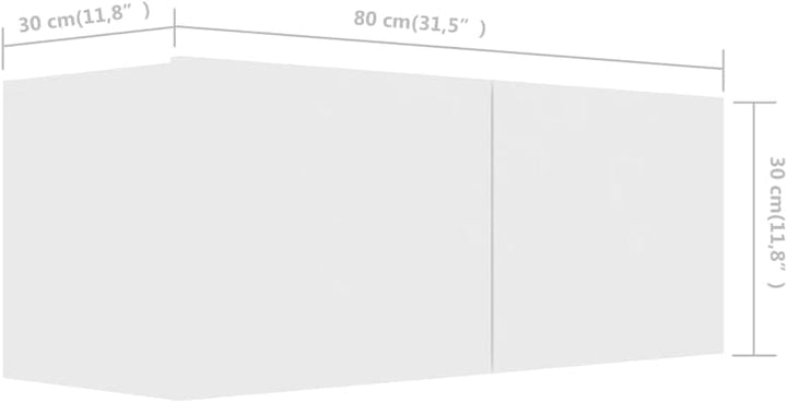 vidaXL 3X TV Schrank Wohnwand Schrankwand Anbauwand Hängeschrank TV Möbel Wandschrank Lowboard HiFi-
