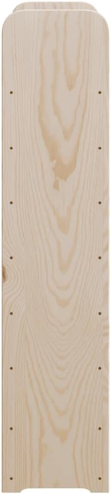 vidaXL Weinregal, Flaschenregal mit 9 Ebenen Wellen-Design, Flaschenständer für 63 Flaschen, Weinsch