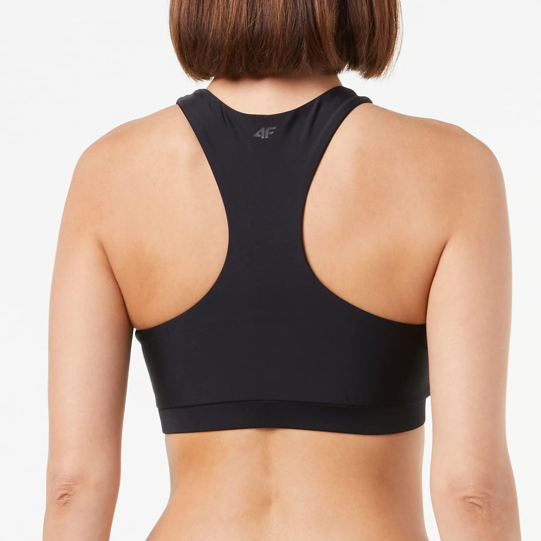 4F Damen Bikini TOP F021 Bikini Oberteil, DEEP Black,