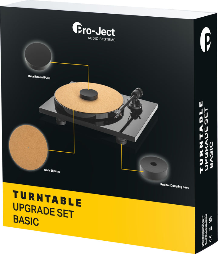 Pro-Ject Upgrade Set Basic -Plattenspieler-Zubehör - Record Puck E, Cork IT, Damp IT - Klangverbesse