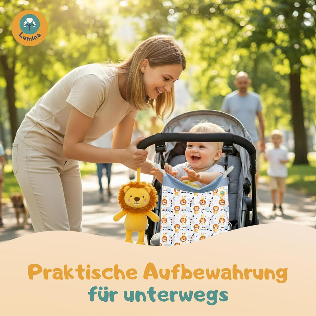Lumina Wetbag XL – Nassbeutel für Stoffwindeln, Kindergarten & Schwimmsachen – Windeltasche mit 2 Re