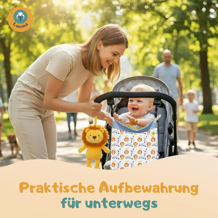 Lumina Wetbag XL – Nassbeutel für Stoffwindeln, Kindergarten & Schwimmsachen – Windeltasche mit 2 Re