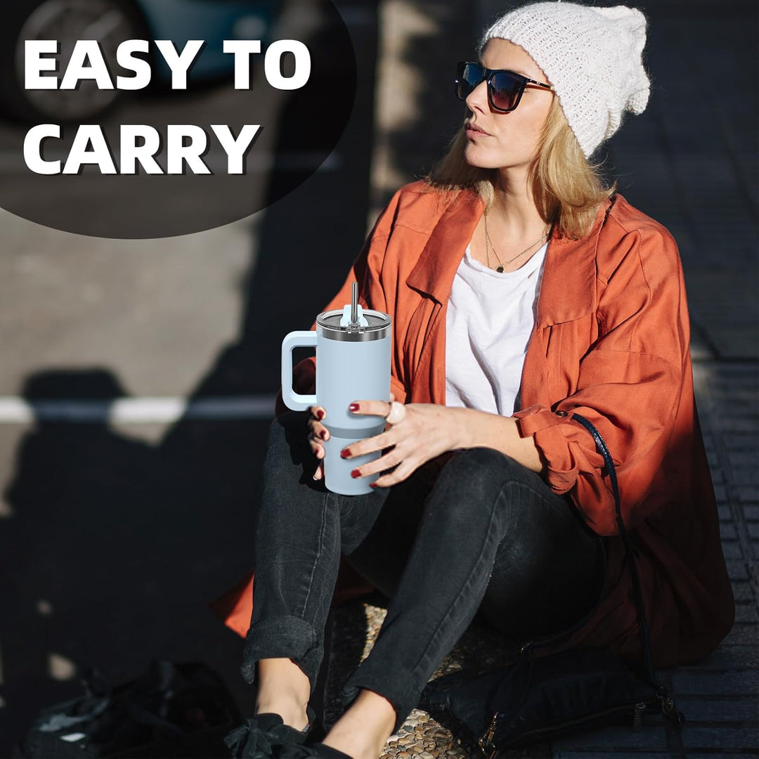 WATERSY 30oz Kaffeebecher to Go Thermobecher Doppelwandiger Edelstahl Vakuum Auslaufsicher Trinkbech