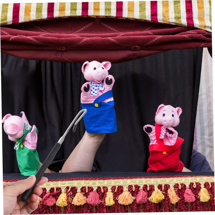BESPORTBLE Sml Puppet Puppengriffe aus Kunststoff Leichte Schwarze Steuerstange für Armbewegung der
