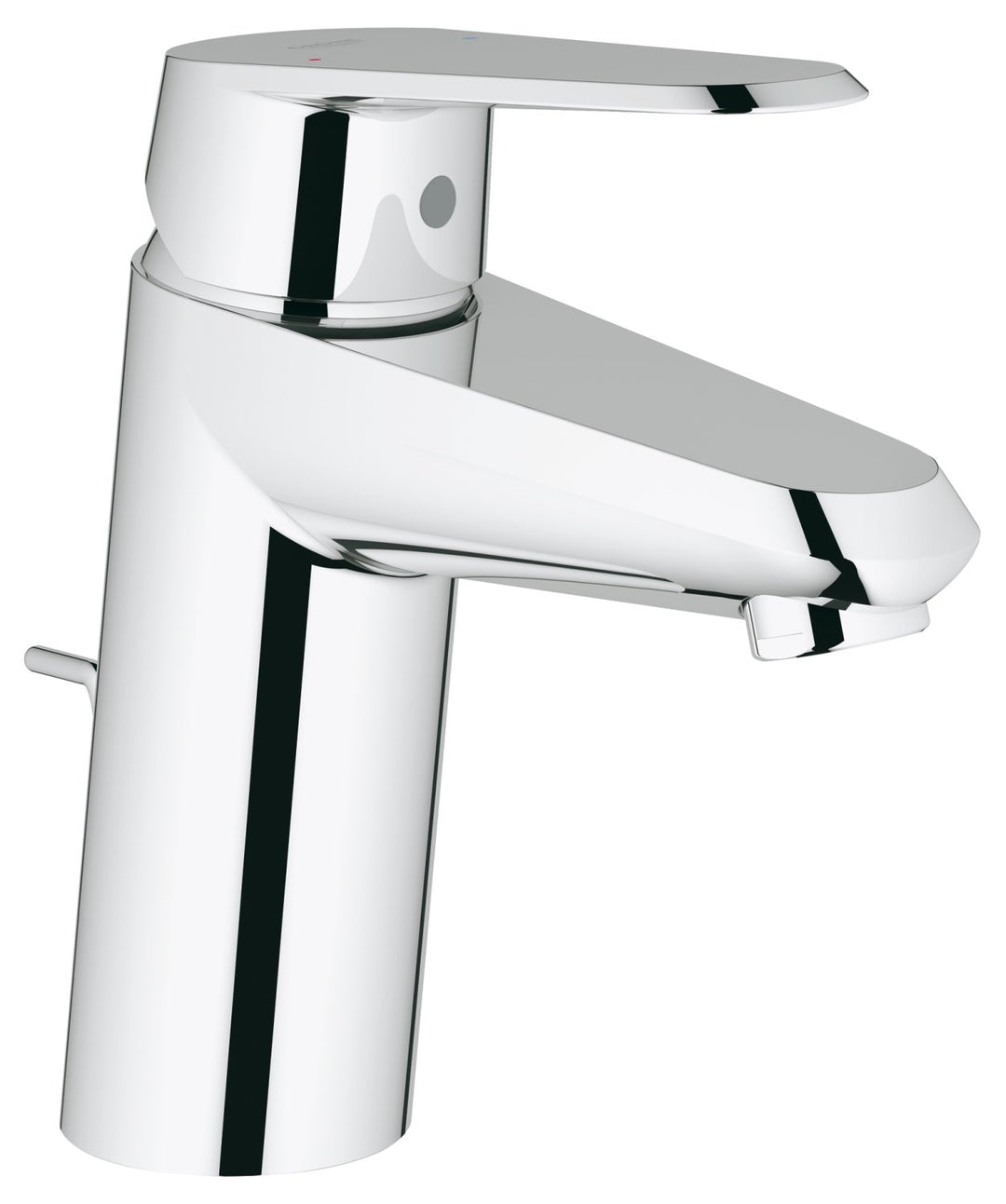 GROHE Eurodisc Cosmopolitan Badarmatur, Zugstange, Standard-Auslauf , SpeedClean 3319020E, S-Size S-