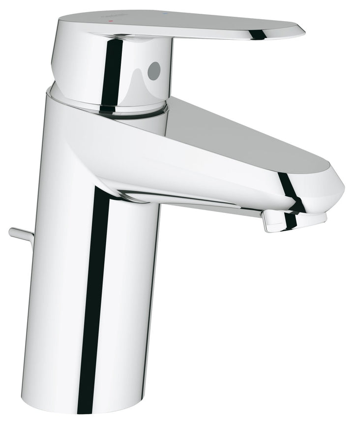 GROHE Eurodisc Cosmopolitan Badarmatur, Zugstange, Standard-Auslauf , SpeedClean 3319020E, S-Size S-