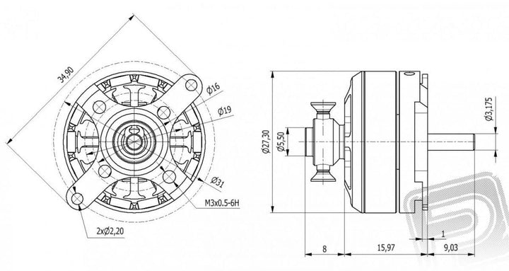 ModelMotors AXI 2204/54 V2