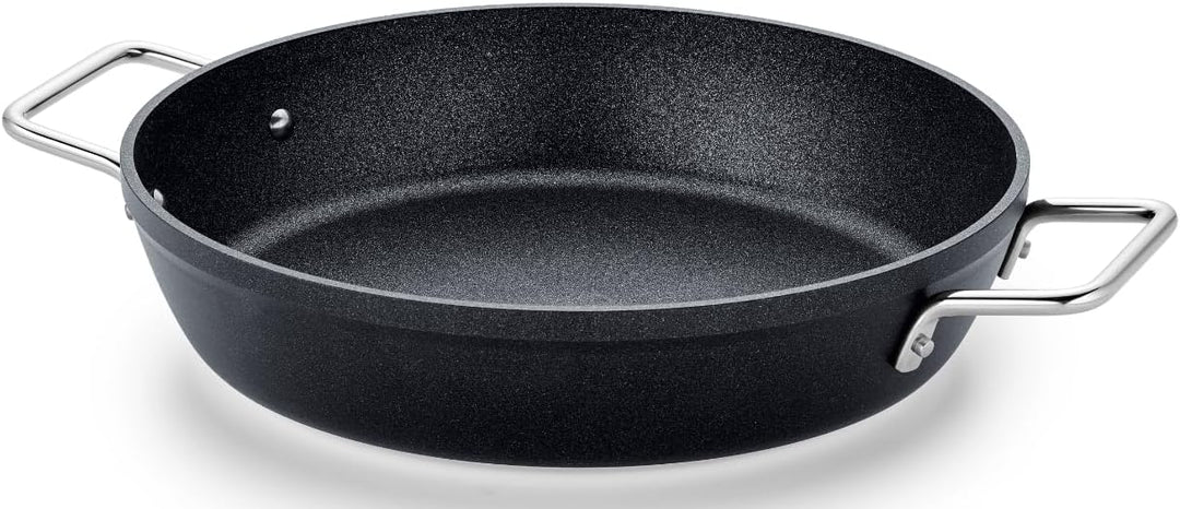 Fissler Adamant / Servier-Pfanne (Ø 28 cm) Aluminium-Bratpfanne, beschichtet, antihaftend, hoher Ran