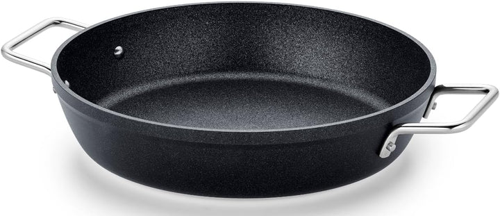 Fissler Adamant / Servier-Pfanne (Ø 28 cm) Aluminium-Bratpfanne, beschichtet, antihaftend, hoher Ran