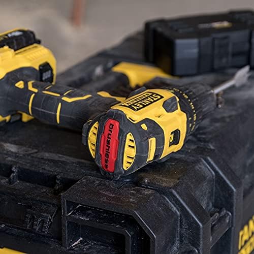 Stanley FMC627D2-QW Schlagbohrschrauber Mit 2 Akkus 2 Ah und Koffer, Mit 2 Akkus 2 Ah und Koffer